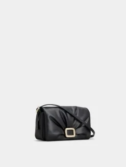Roger Vivier Viv' Choc Phone Holder in Leather Hot