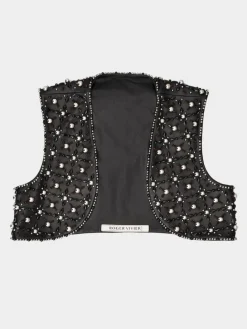 Roger Vivier Viv' Choc Vest in leather Discount