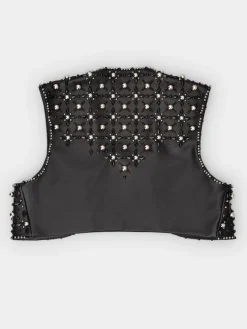 Roger Vivier Viv' Choc Vest in leather Discount