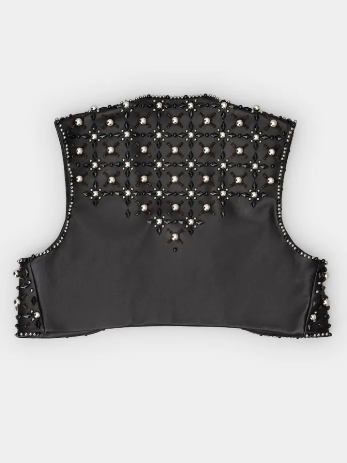 Roger Vivier Viv' Choc Vest in leather Discount
