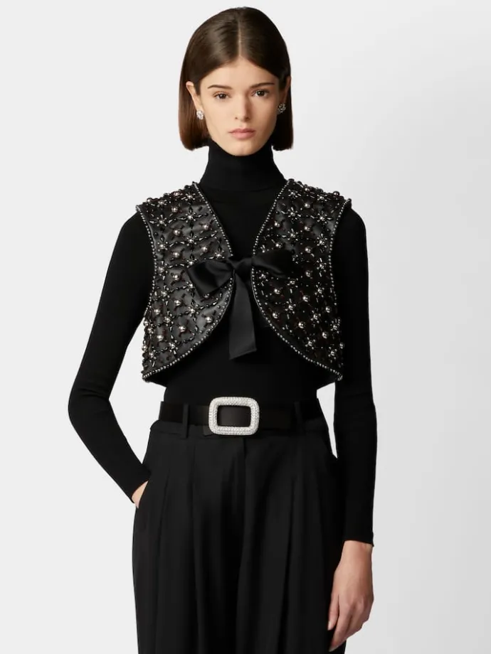 Roger Vivier Viv' Choc Vest in leather Discount