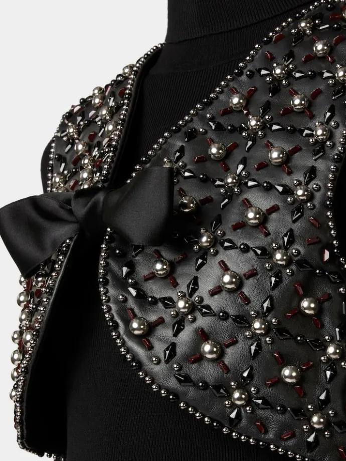 Roger Vivier Viv' Choc Vest in leather Discount