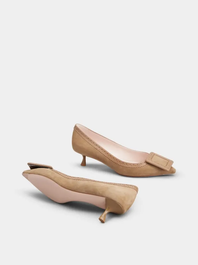Roger Vivier Viv' in The City Pumps in suede Online