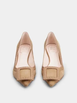 Roger Vivier Viv' in The City Pumps in suede Online