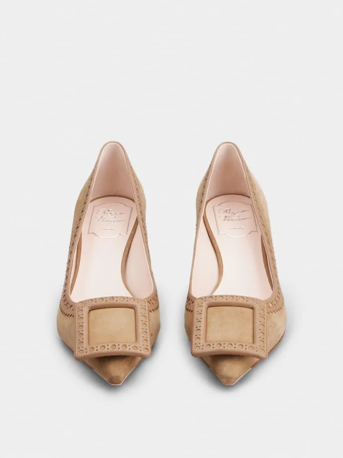 Roger Vivier Viv' in The City Pumps in suede Online