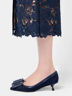 Roger Vivier Viv' in The City Pumps in suede Discount