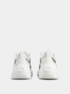 Roger Vivier Viv' on the Run Sneakers in leather and fabric Fashion