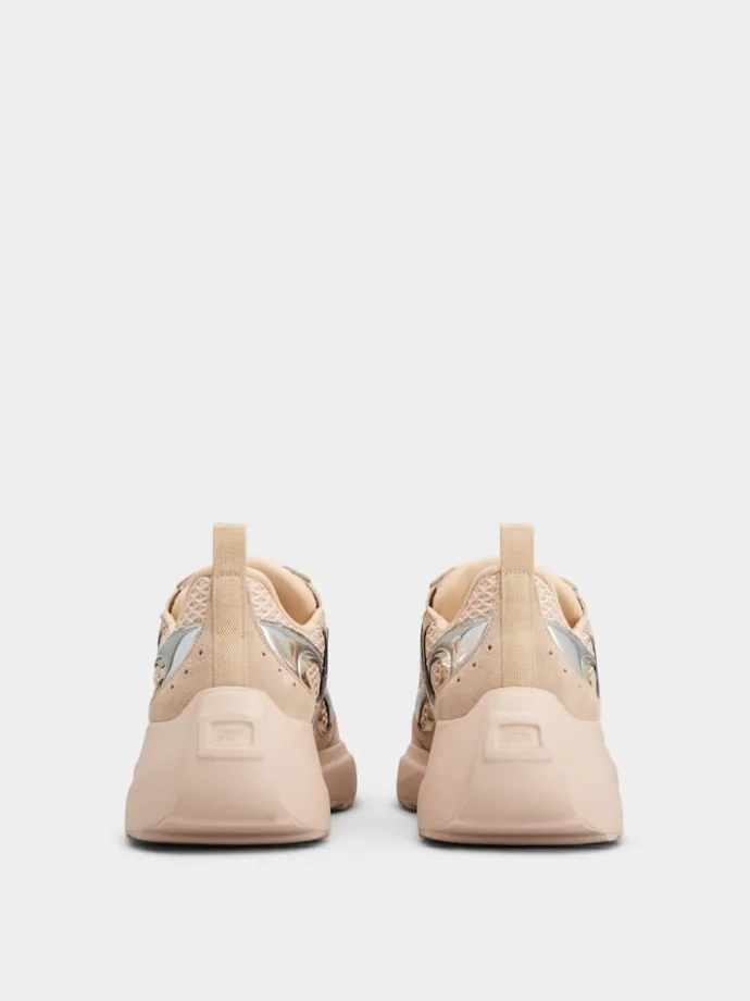 Roger Vivier Viv' on the Run Sneakers in suede and fabric New