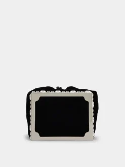 Roger Vivier Viv' Pocket Strass Cube Bag in Velvet Sale