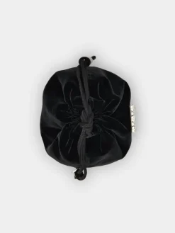 Roger Vivier Viv' Pocket Strass Cube Bag in Velvet Sale