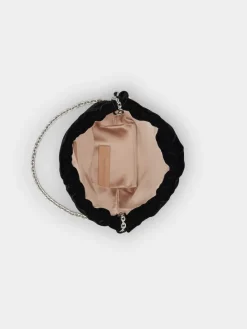 Roger Vivier Viv' Pocket Strass Cube Bag in Velvet Sale