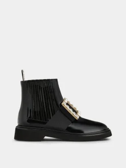 Roger Vivier Viv' Rangers Chelsea Booties in patent leather Fashion