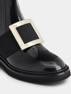 Roger Vivier Viv' Rangers Chelsea Booties in leather Outlet