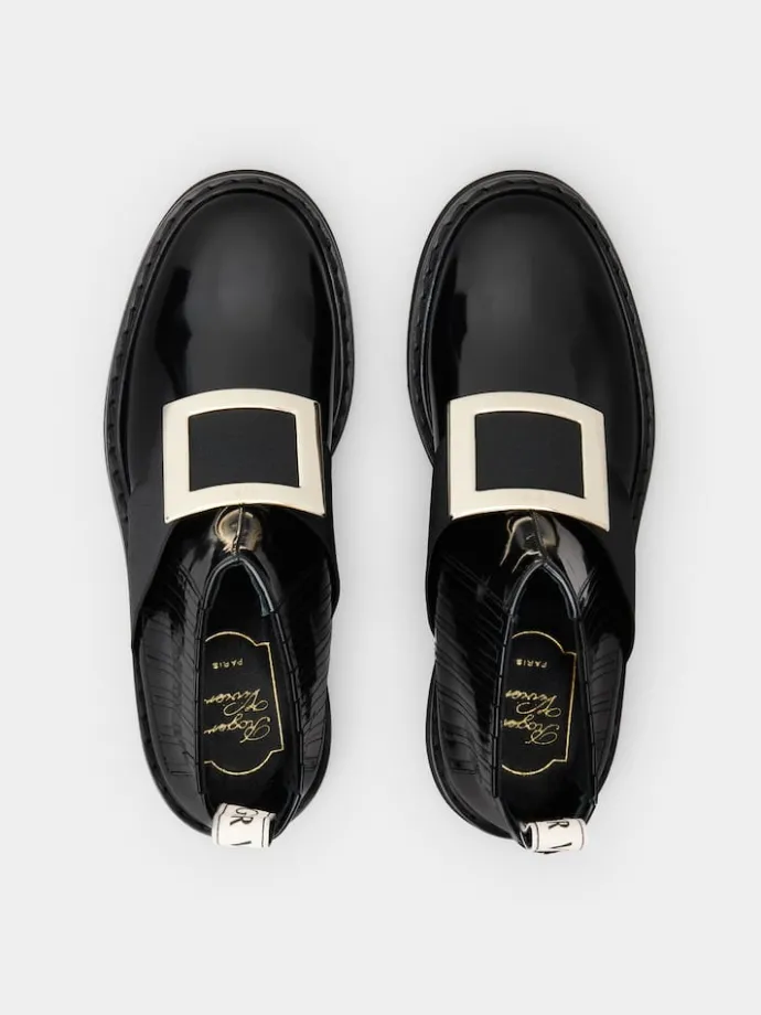 Roger Vivier Viv' Rangers Chelsea Booties in leather Outlet