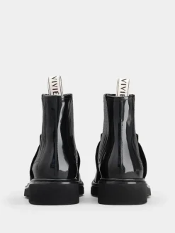 Roger Vivier Viv' Rangers Chelsea Booties in leather Outlet