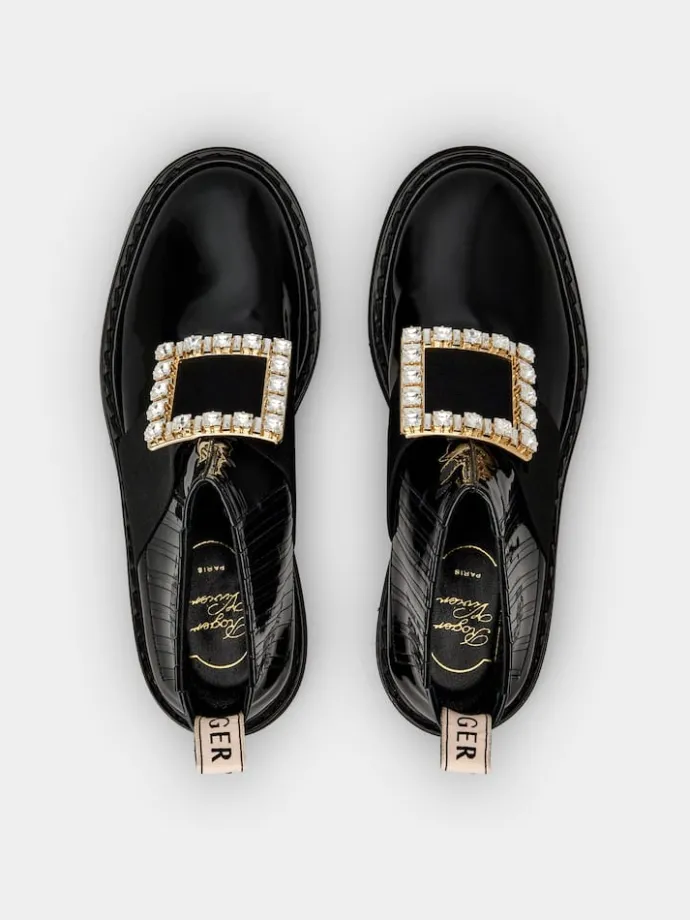 Roger Vivier Viv' Rangers Chelsea Booties in patent leather Fashion