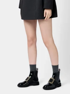 Roger Vivier Viv' Rangers Chelsea Booties in leather Outlet