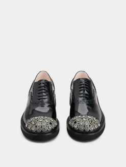 Roger Vivier Viv' Rangers Lace-ups in leather Clearance