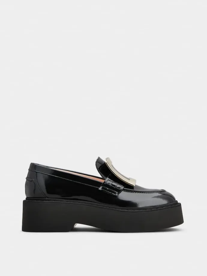 Roger Vivier Viv' Rangers Loafers in leather Sale