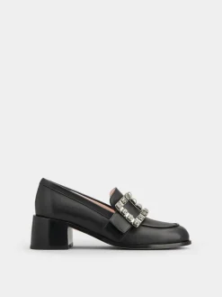 Roger Vivier Viv' Rangers Loafers in leather Discount