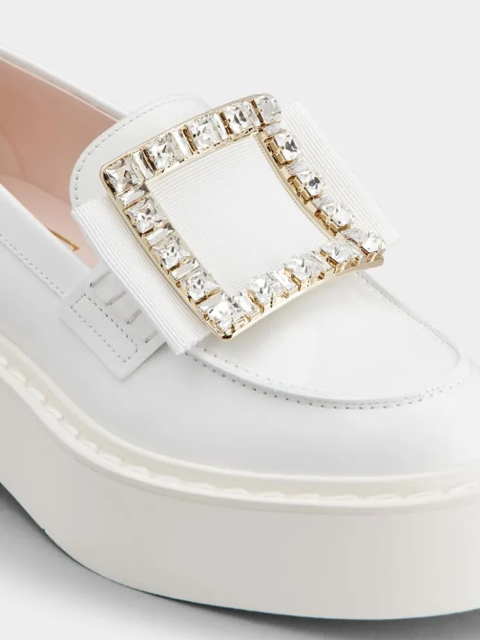 Roger Vivier Viv' Rangers Loafers in leather Online