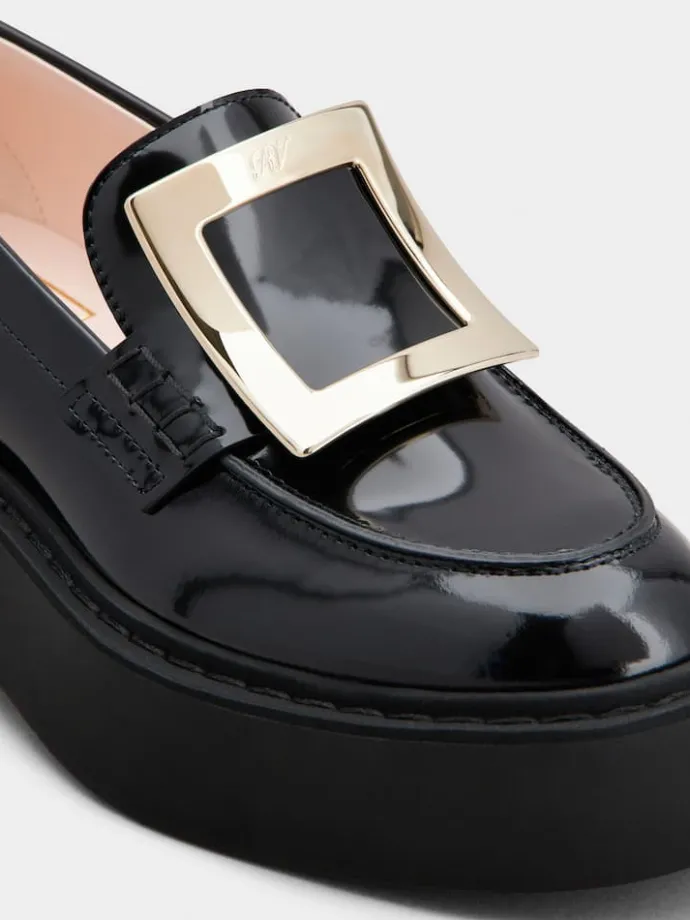 Roger Vivier Viv' Rangers Loafers in leather Sale