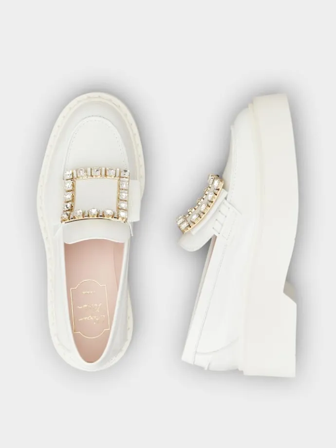 Roger Vivier Viv' Rangers Loafers in leather Online