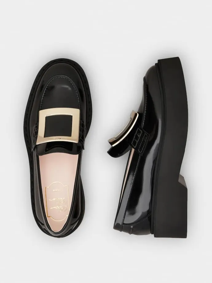 Roger Vivier Viv' Rangers Loafers in leather Sale