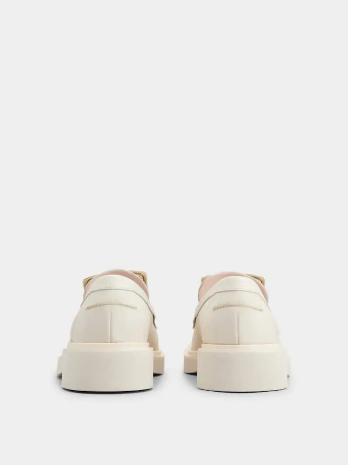 Roger Vivier Viv' Rangers Loafers in leather Sale