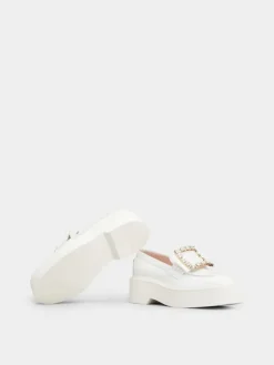 Roger Vivier Viv' Rangers Loafers in leather Online