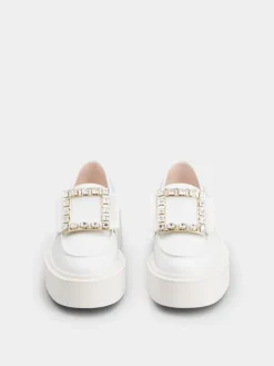 Roger Vivier Viv' Rangers Loafers in leather Online