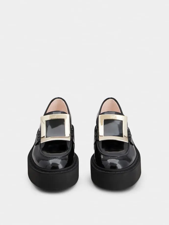 Roger Vivier Viv' Rangers Loafers in leather Sale