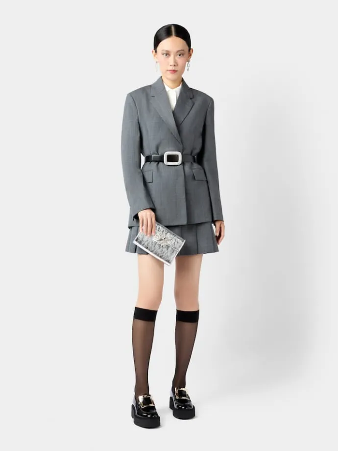 Roger Vivier Viv' Rangers Loafers in leather Sale