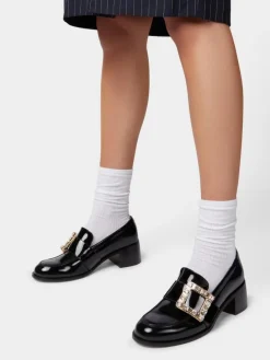 Roger Vivier Viv' Rangers Loafers in patent leather Best