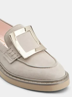 Roger Vivier Viv' Rangers Loafers in suede Hot