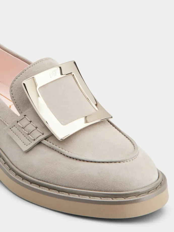 Roger Vivier Viv' Rangers Loafers in suede Hot
