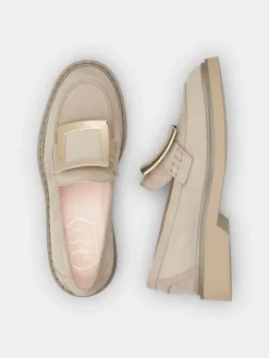 Roger Vivier Viv' Rangers Loafers in suede Hot