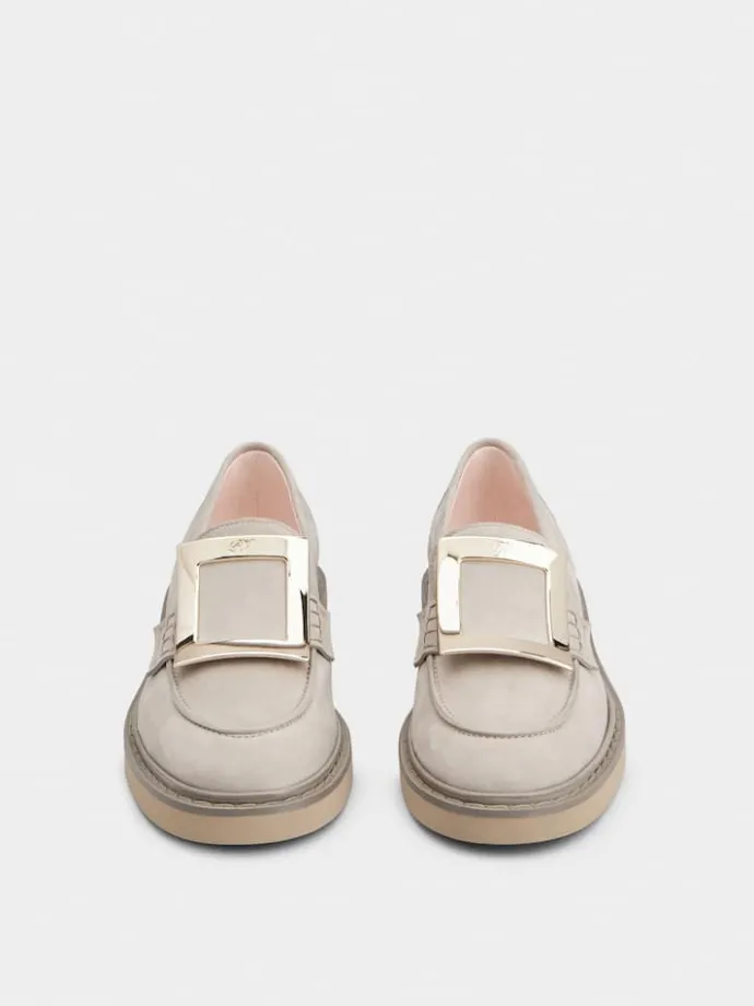 Roger Vivier Viv' Rangers Loafers in suede Hot