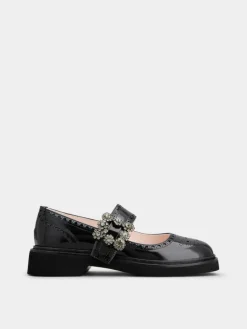 Roger Vivier Viv' Rangers Mary Janes in leather Best