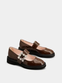 Roger Vivier Viv' Rangers Mary Janes in patent leather Best