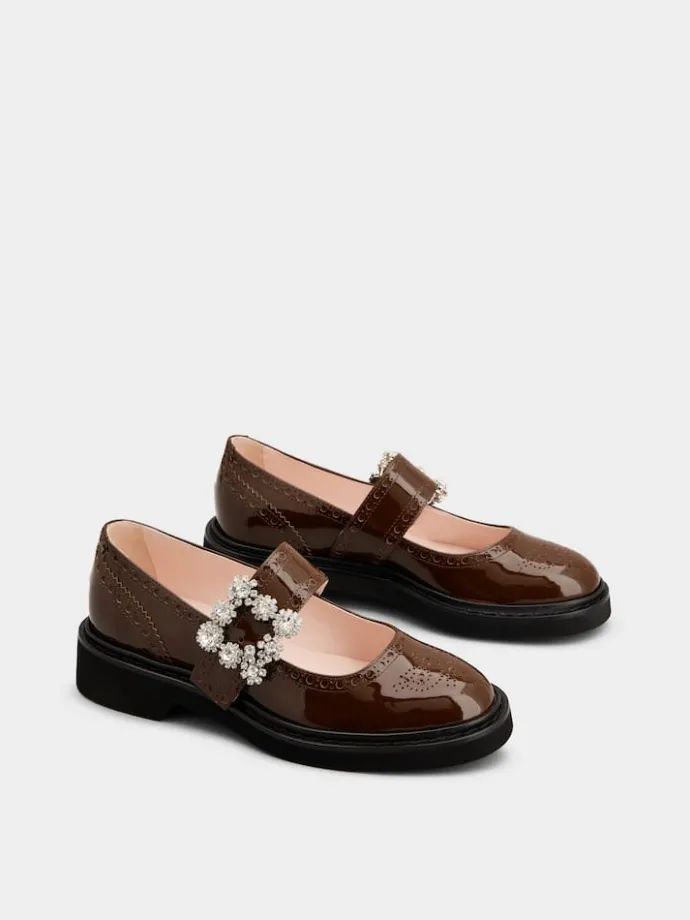Roger Vivier Viv' Rangers Mary Janes in patent leather Best