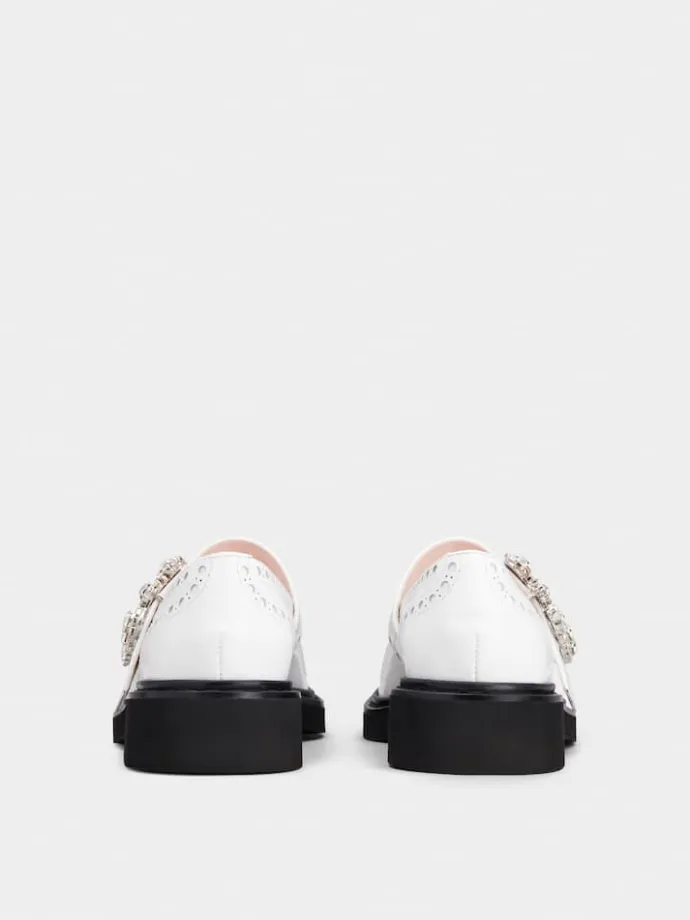 Roger Vivier Viv' Rangers Mary Janes in leather Outlet