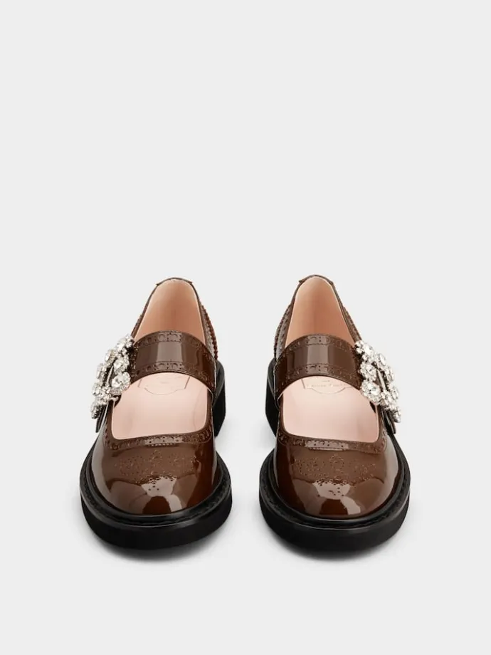 Roger Vivier Viv' Rangers Mary Janes in patent leather Best