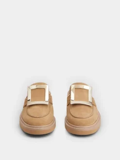 Roger Vivier Viv' Rangers Mules in suede Hot