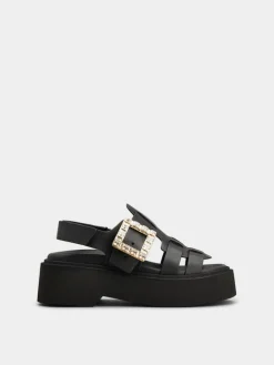 Roger Vivier Viv' Rangers Sandals in leather New