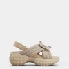 Roger Vivier Viv' Run Light Sandals in fabric Hot