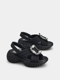 Roger Vivier Viv' Run Light Sandals in fabric New