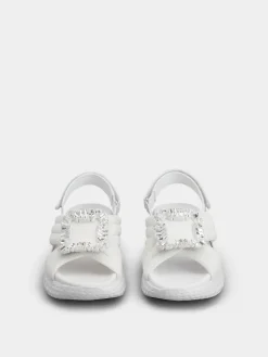 Roger Vivier Viv' Run Light Sandals in fabric Discount