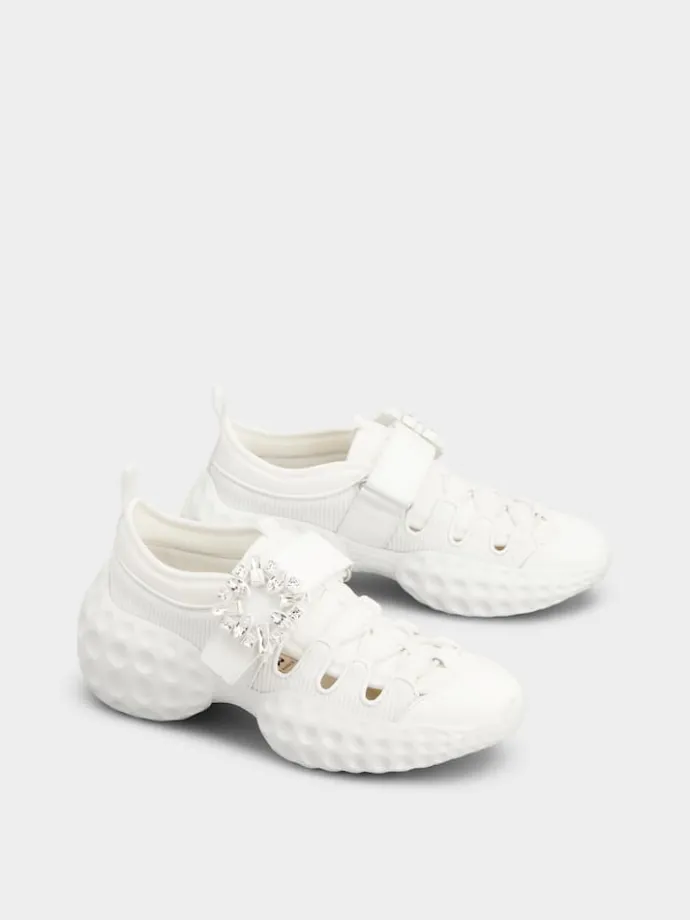 Roger Vivier Viv' Run Light Trekky Sneakers in fabric Best