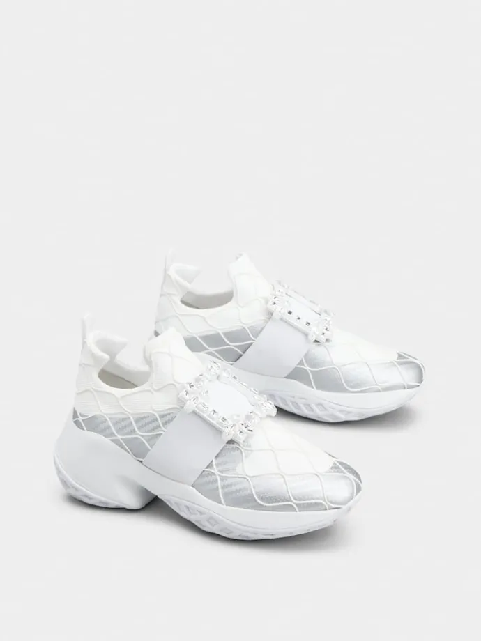 Roger Vivier Viv' Run Sneakers in fabric Outlet
